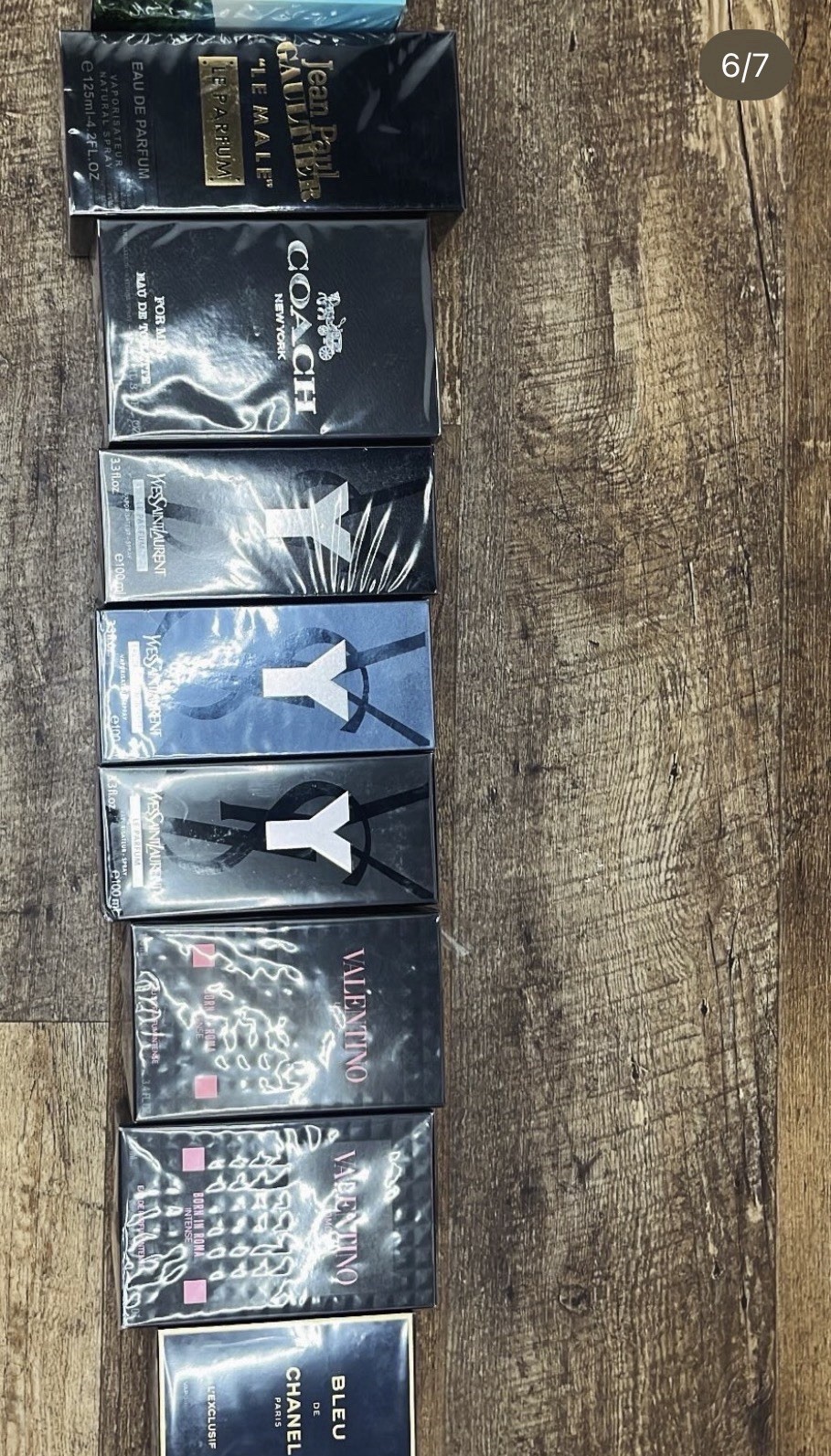Men’s Assorted Eau de Parfum Spray Lot 4.2 fl oz Coach, YSL Y, Valentino