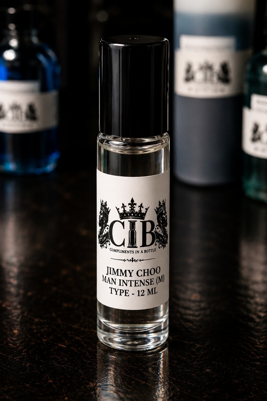 CIB Jimmy Choo Man Intense (M) Type Travel Size, 12 mL Roll On Oil