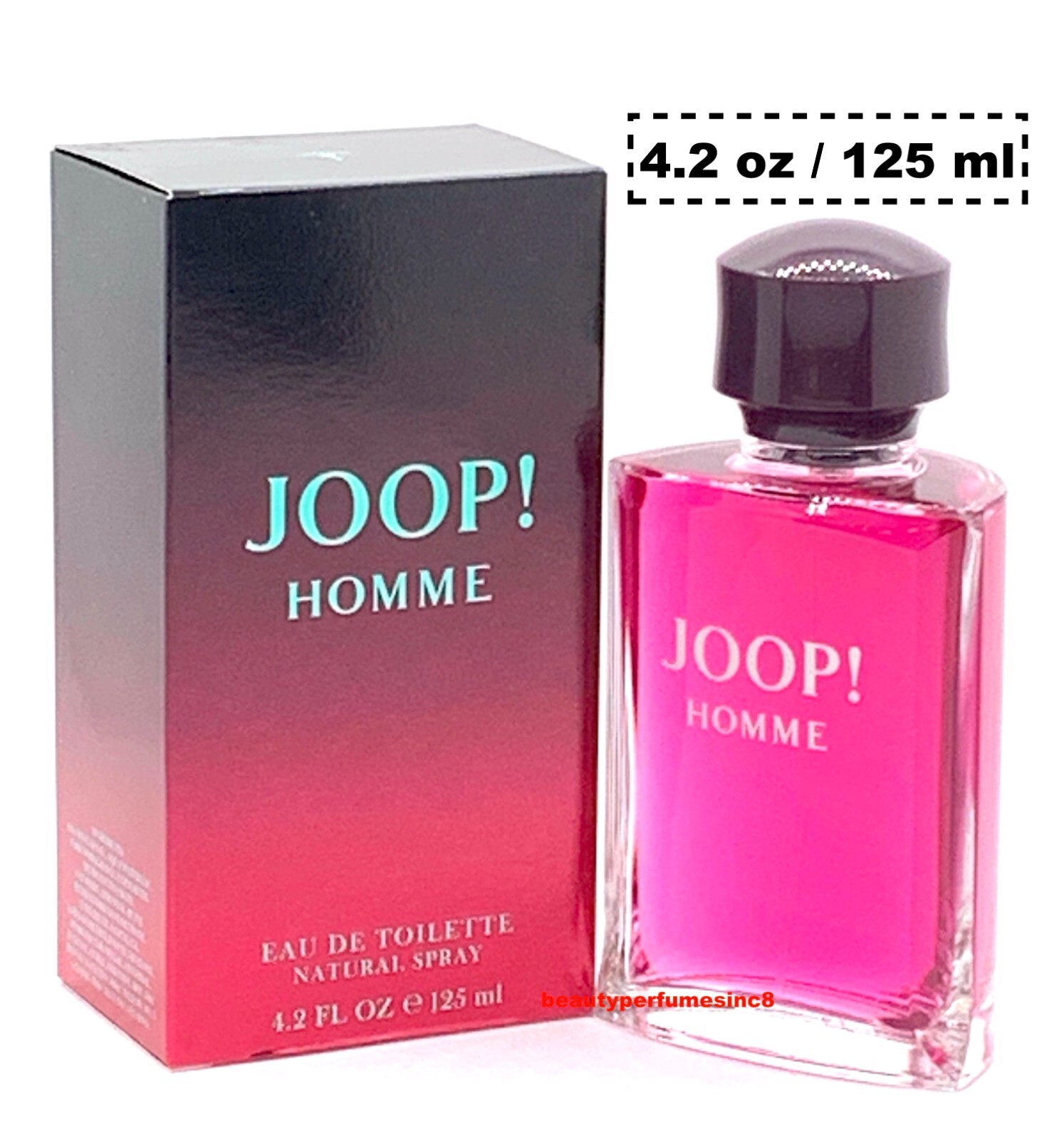 JOOP Homme 4.2 oz 125 ml Eau De Toilette Spray by Joop Perfume For Men NEW