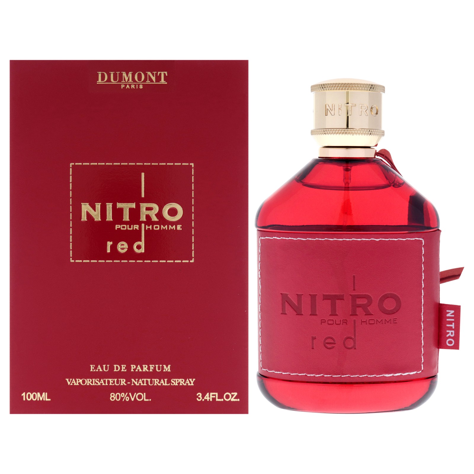 Nitro Red by Dumont for Men – 3.4 oz EDP Spray