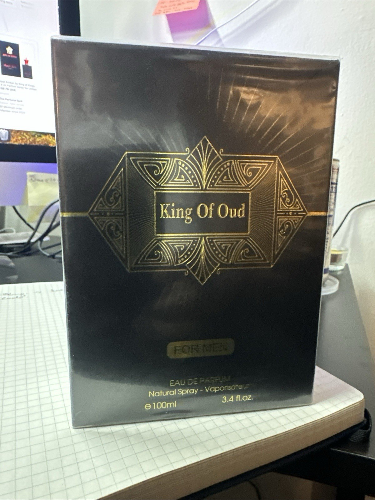 King Of OUD by Fragrance Couture 3.4oz Eau De Parfum Men New Sealed Box