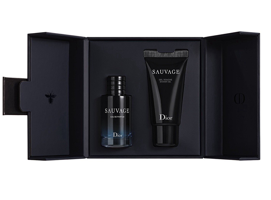 Dior Sauvage 2 Piece Gift Set Eau De Parfum Splash + Shower Gel – 0.34 FL OZ