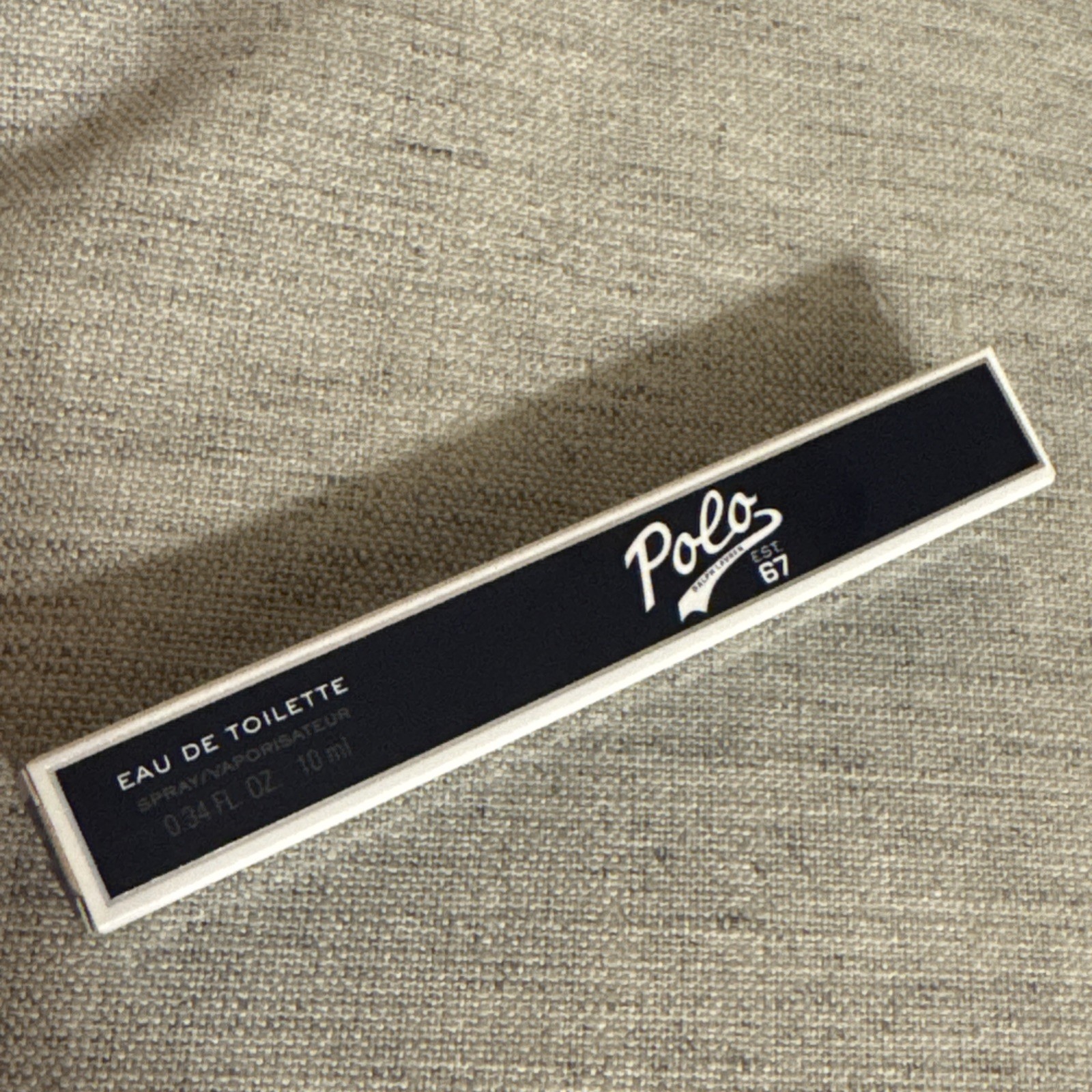 Ralph Lauren Polo Est. 67 Eau de Toilette Spray Travel Size 0.34 oz / 10 ml New