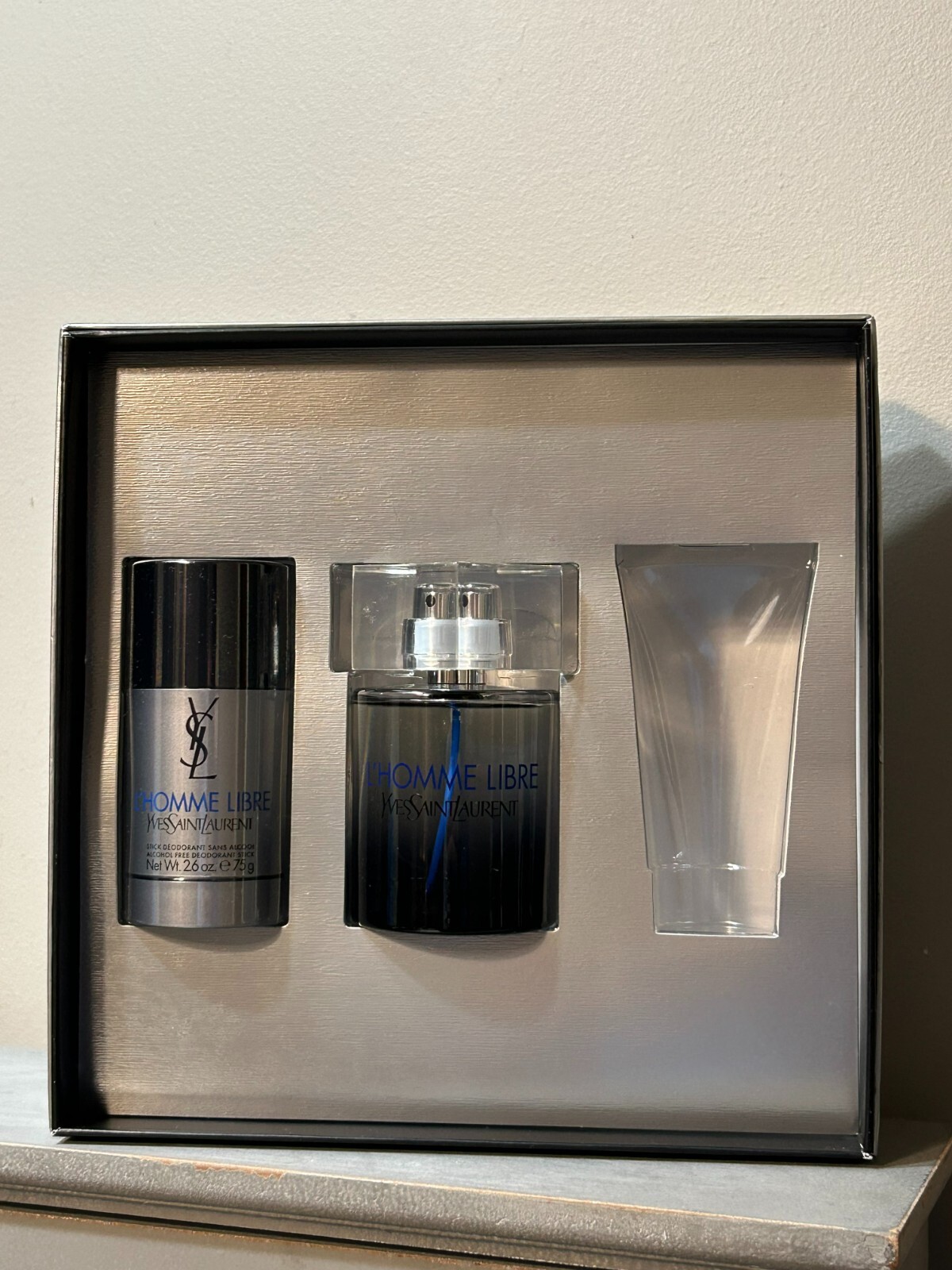 Vintage YSL L’Homme Libre 100ml / 3.3 oz EDT Gift Set DISCONTINUED – Clear Cap