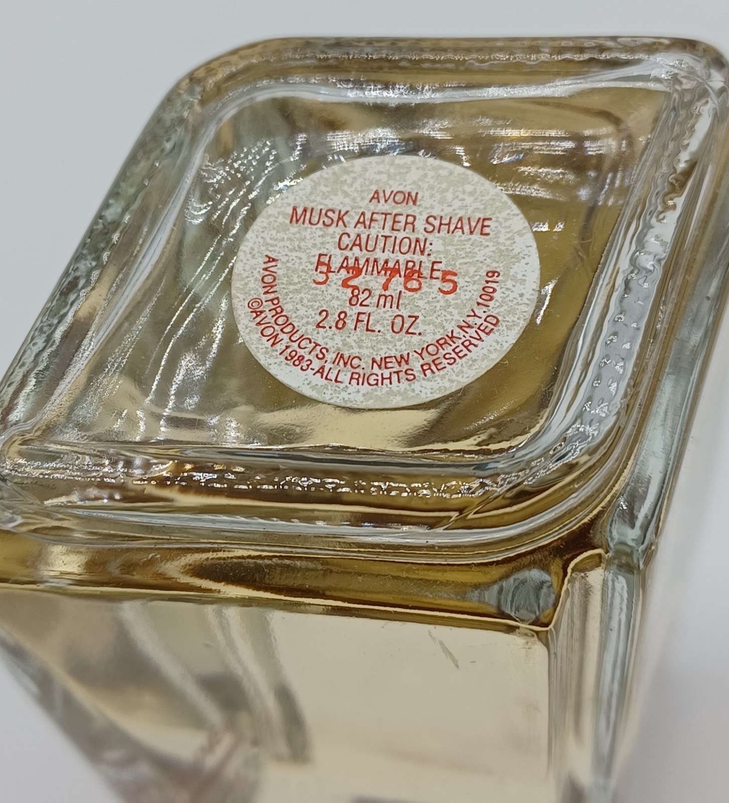 Rare Vintage 1983 Avon Musk For Men After Shave 2.8 FL OZ Bottle Discontinued