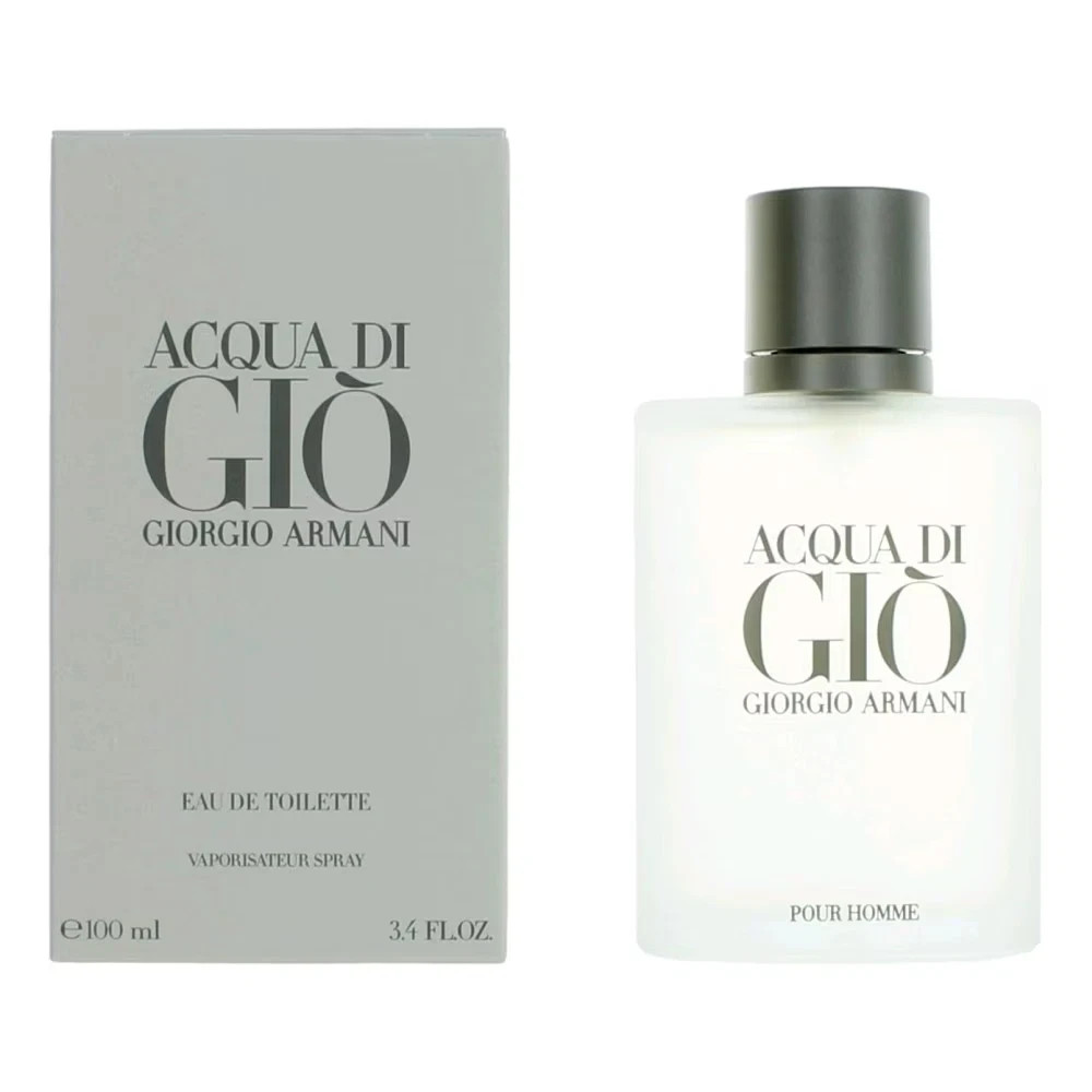 Acqua Di Gio by Giorgio Armani, 3.4 oz EDT Spray for Men New In Box