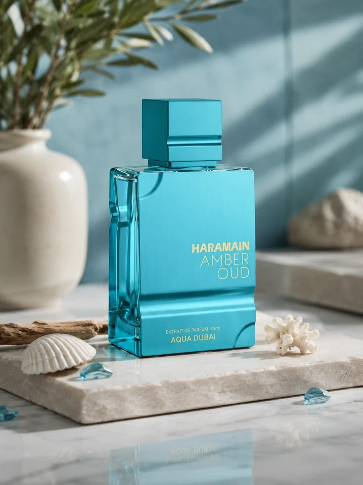 Al Haramain Unisex Amber Oud Aqua Dubai Extrait de Parfum Spray 2 oz / 60 ml