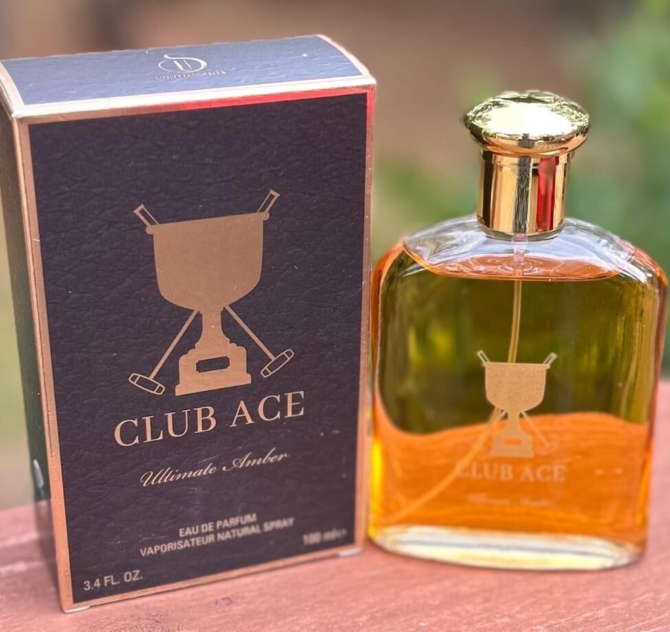 CLUB ACE ULTIMATE AMBER-MEN COLOGNE MADE BY UNITED SCENTS 100ML-3.4OZ -EDP