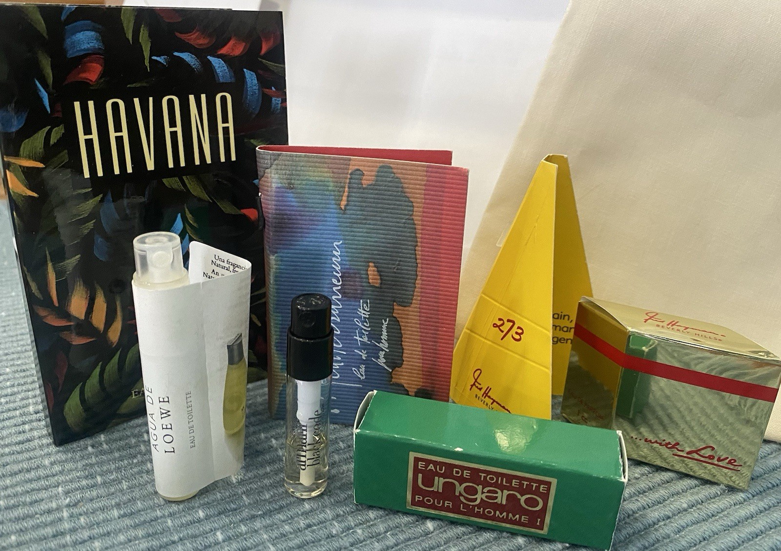 edt/Cologne Bundle High End 7 Sample spray/splash vials Ungaro I aramis Loewe+