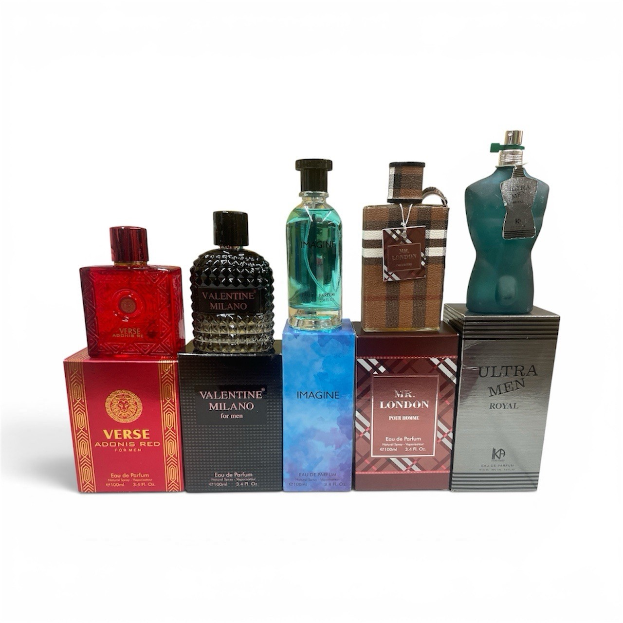 Men’s Cologne Lot Of 5 – 3.4oz Each – Open Box