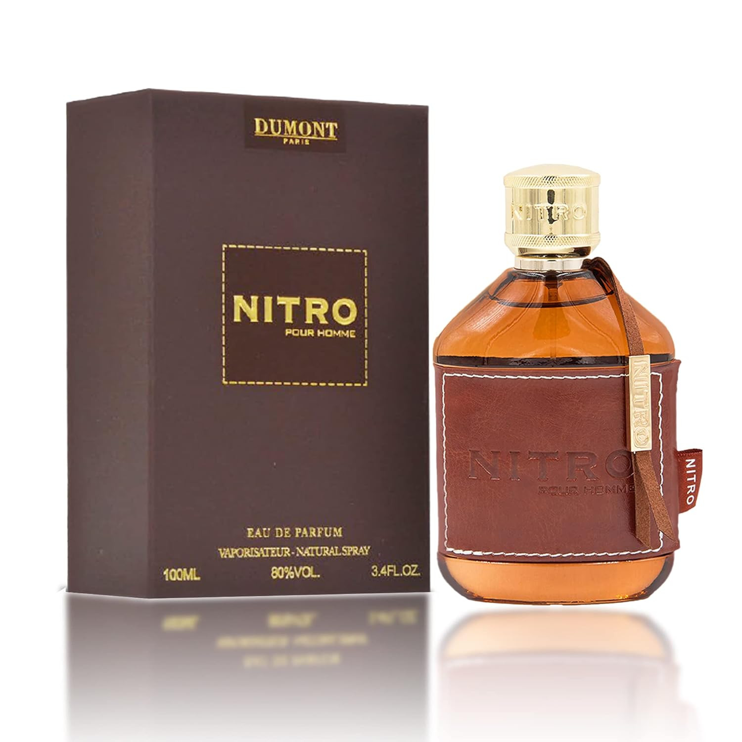 Nitro Pour Homme Eau De Parfum – Fruit, Woody, Floral Scent – 3.4 Fl Oz