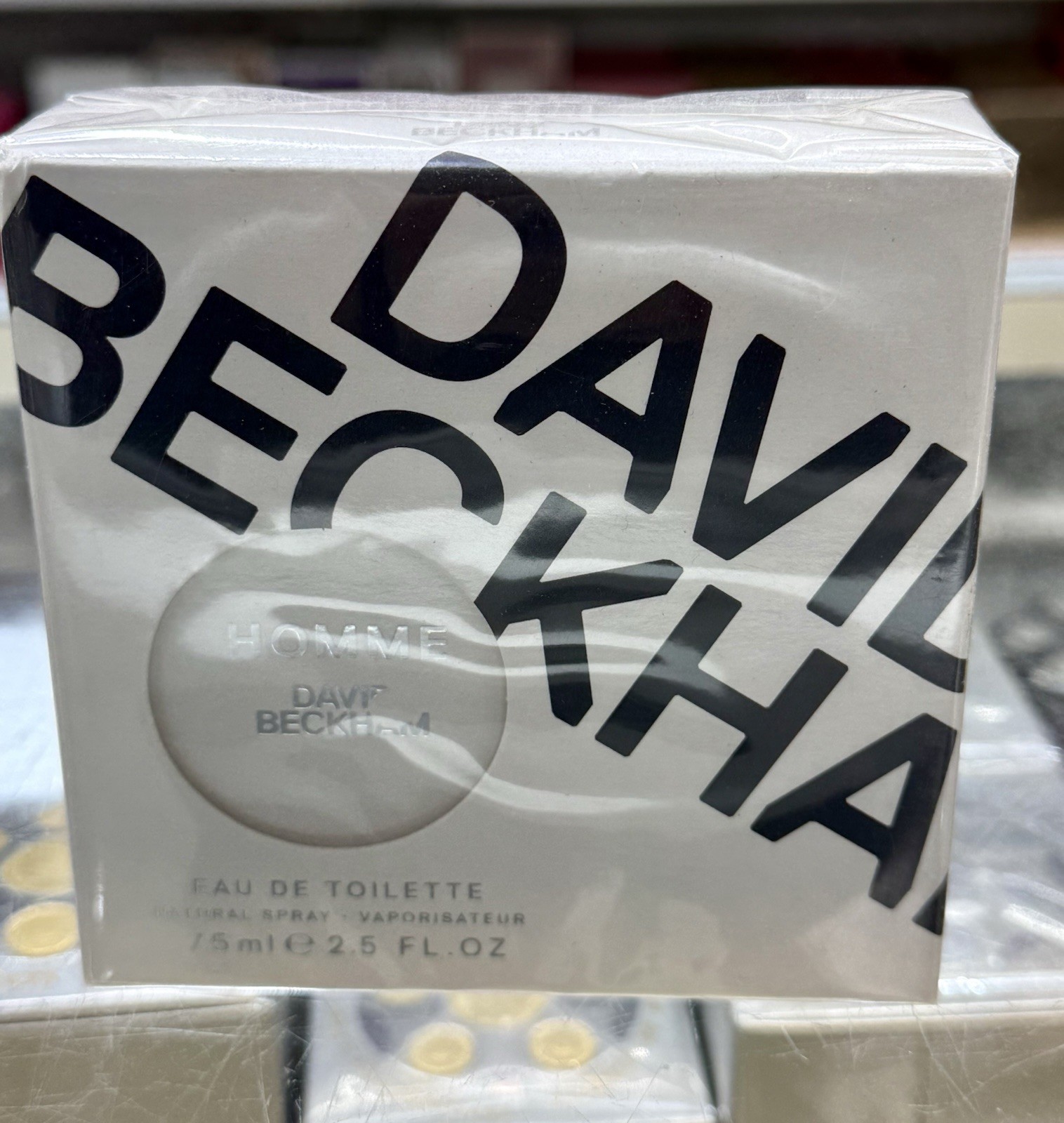 David Beckham HOMME 2.5oz 75ml Men EDT Natural Spray – NEW & SEALED