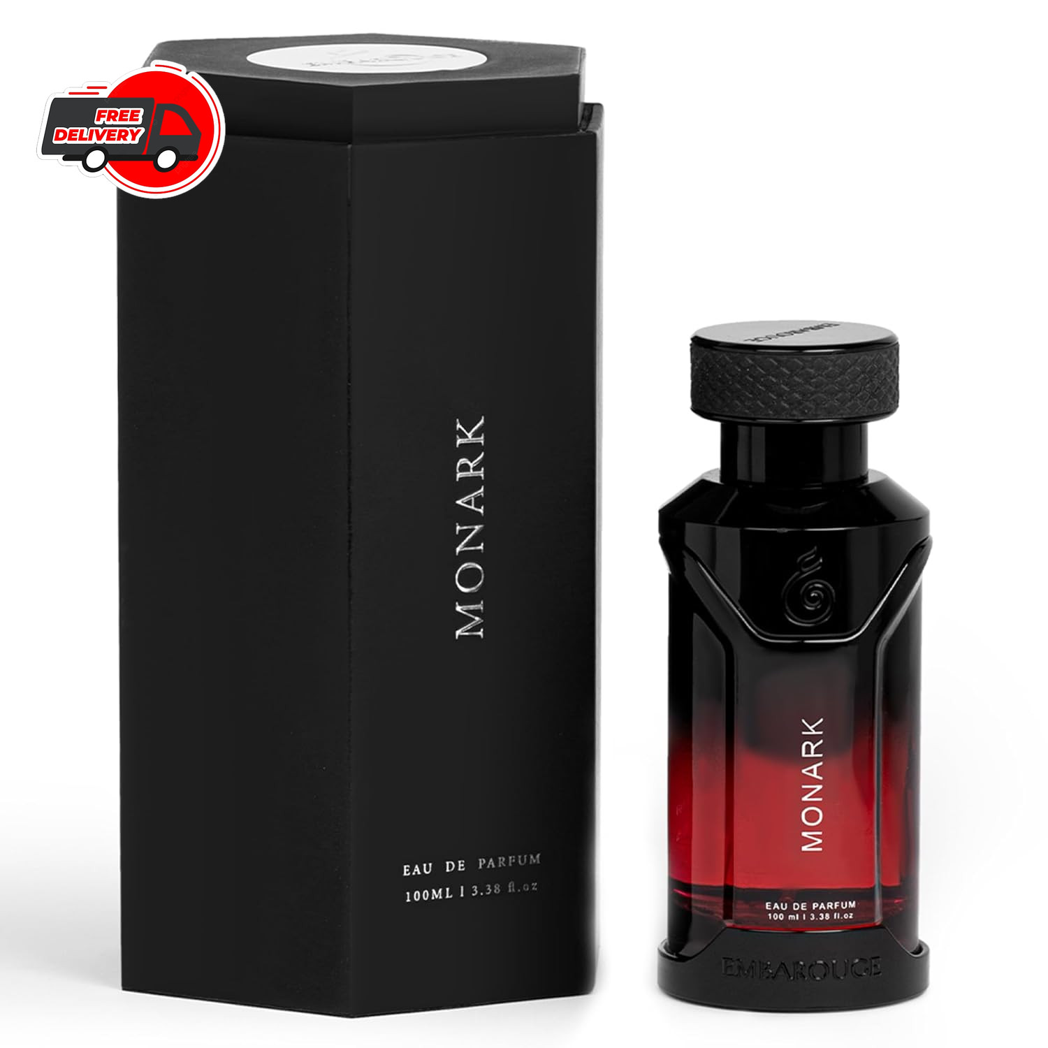 EMBAROUGE MONARK Men’s Fragrance | Perfume for Men | 3.4 Fl Oz (Pack of 1)