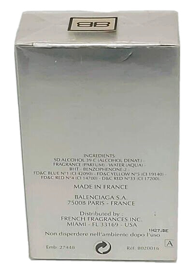 ❤️ CRISTOBAL POUR HOMME,BALENCIAGA1.6oz 50ml. EAU DE TOILETTE,SEALED☆☆☆☆☆