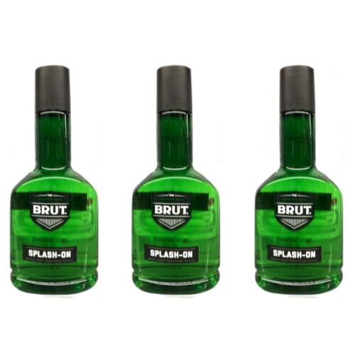 3 Pack Brut Signature Scent Splash-On Lotion, 7 Fl. Oz.