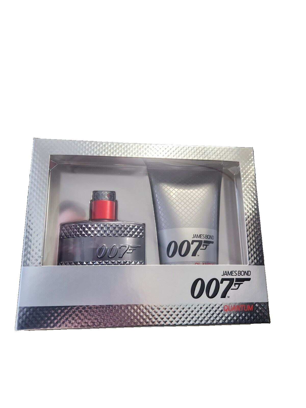 MEN 007 Quantum by James Bond EDT 1.6oz + 5.0oz shower gel Set 2pcs New in Box