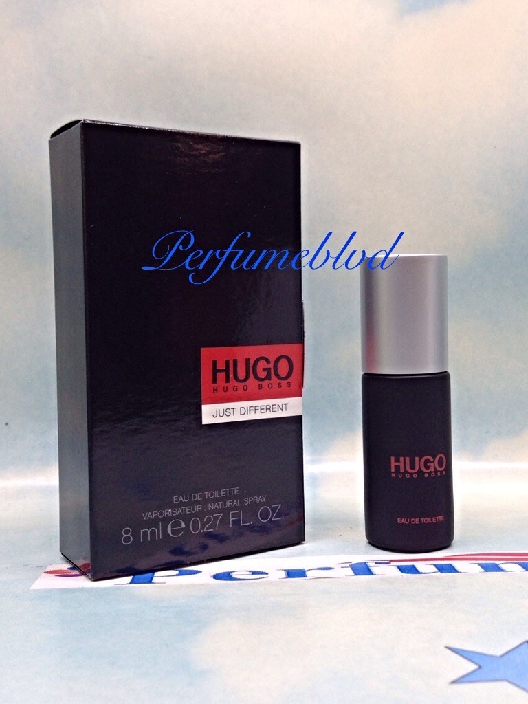 HUGO BOSS JUST DIFFERENT O.27 FL.OZ 8 ML EAU DE TOILETTE SPRAY FOR MEN