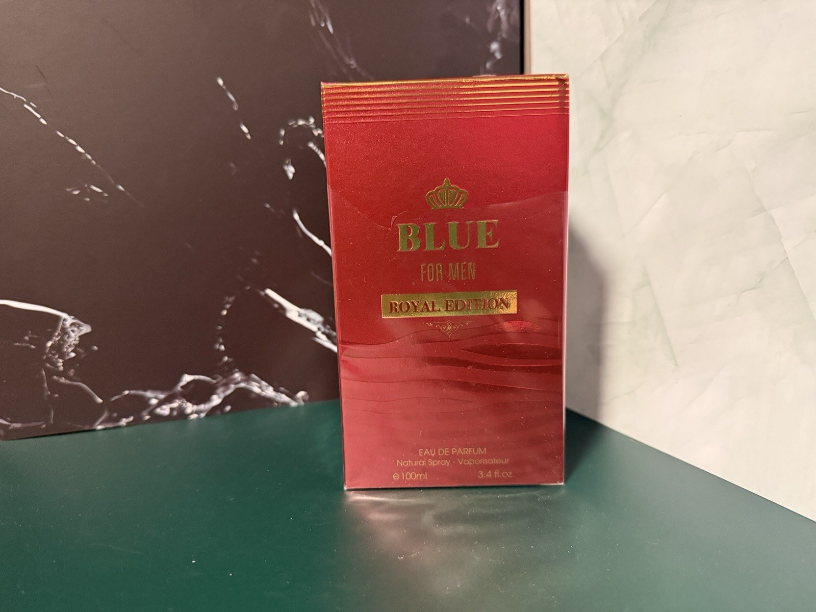 Blue Royal Edition Eau de Parfum for Men 3.4oz Long Lasting Masculine Spray