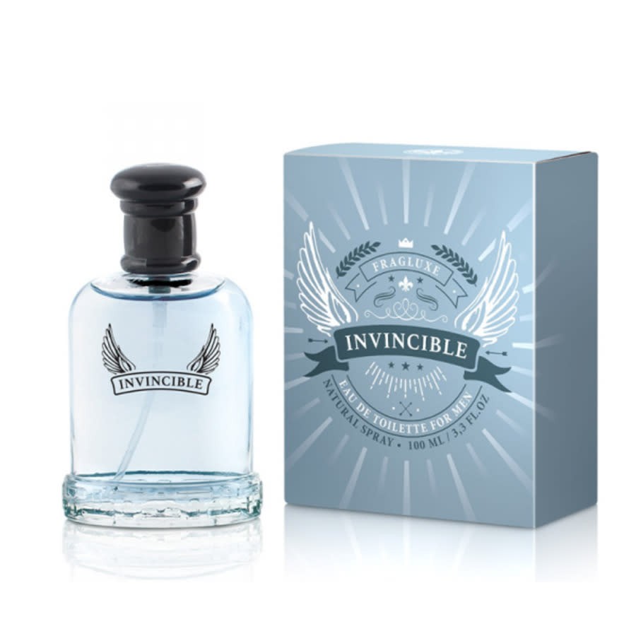 Fragluxe Men’s Invincible EDT Spray 3.3 oz Fragrances 5425039222608