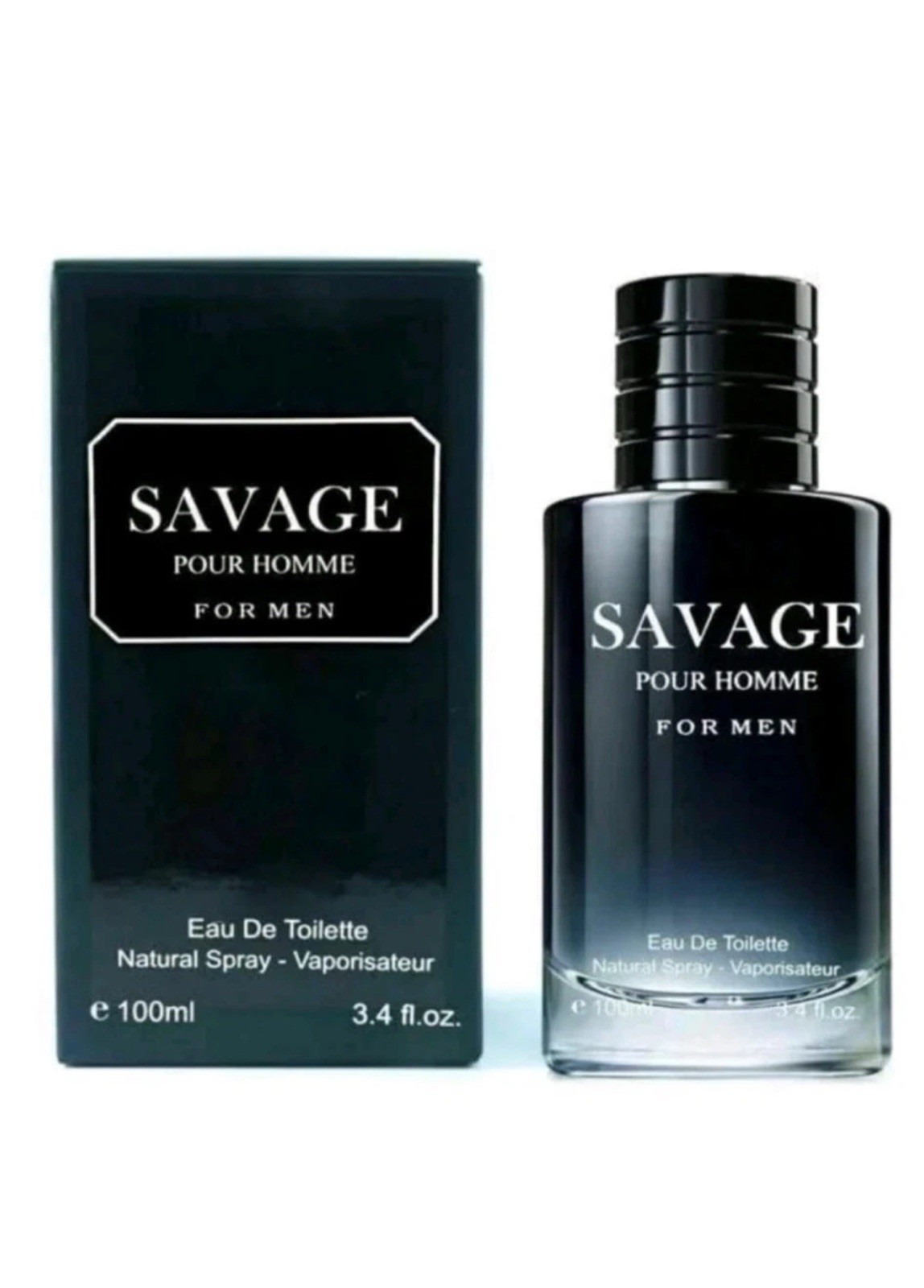 Savage 100 ml 3.4 oz High Quality Impression Cologne EDT Spray for Men