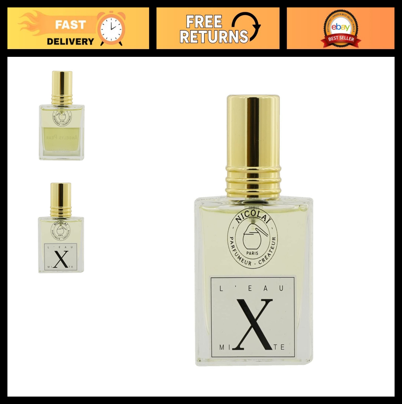 Unisex Fragrance Spray 1.0 oz – Fresh Citrus & Floral Scent, Long-Lasting Perfum