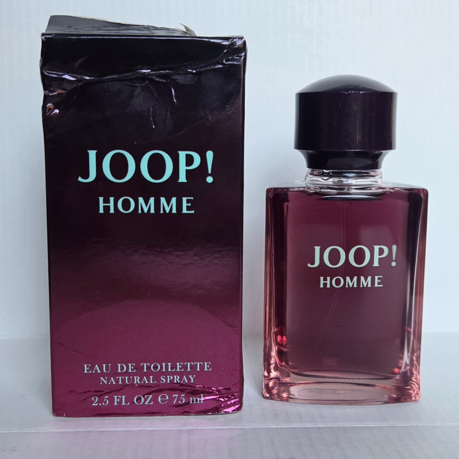 JOOP! HOMME 2.5 fl oz Eau De Toilette Spray New In Damaged Open Box