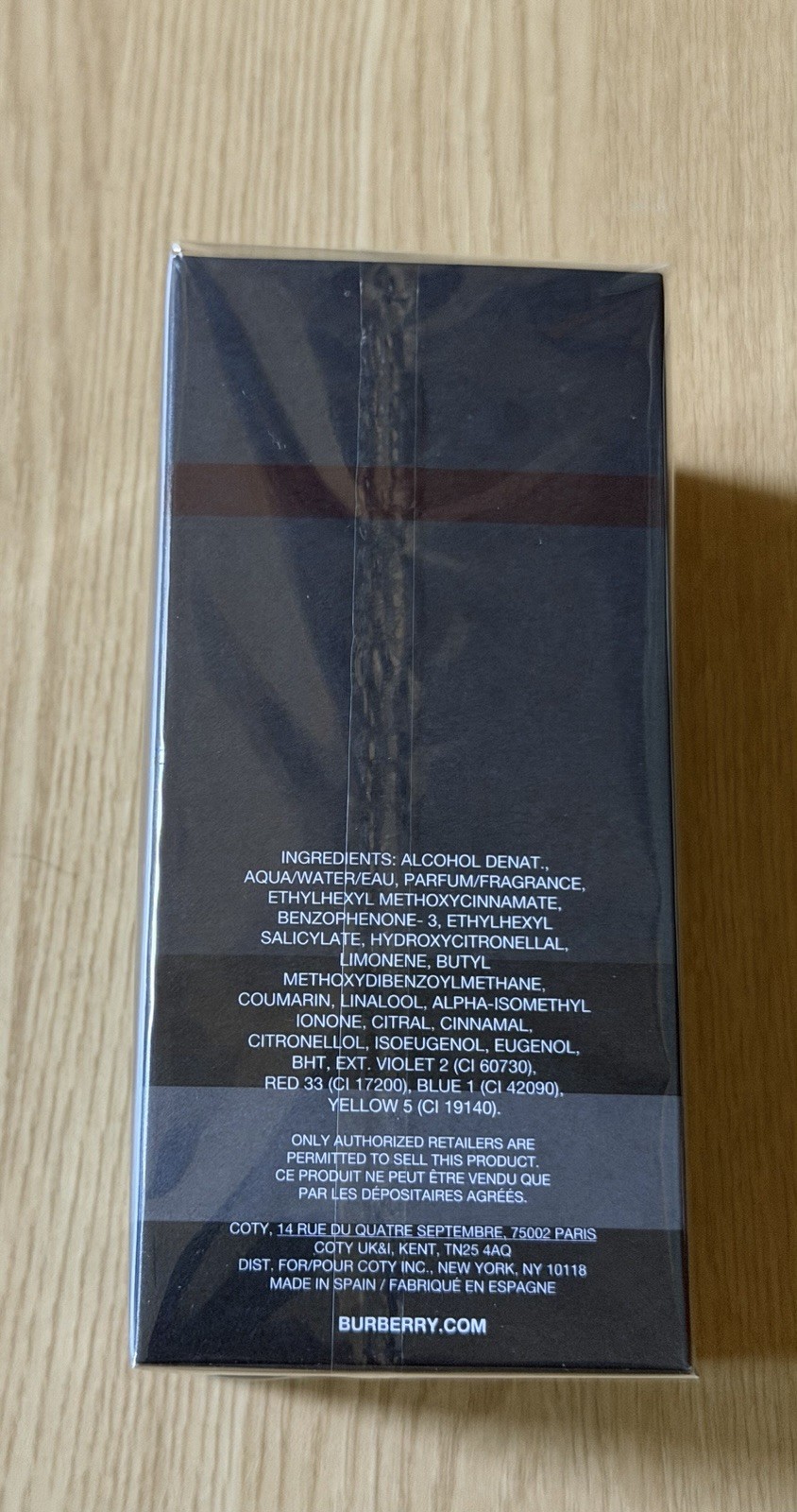 Burberry Touch for Men Eau de Toilette Spray 3.3 fl oz Regular Size