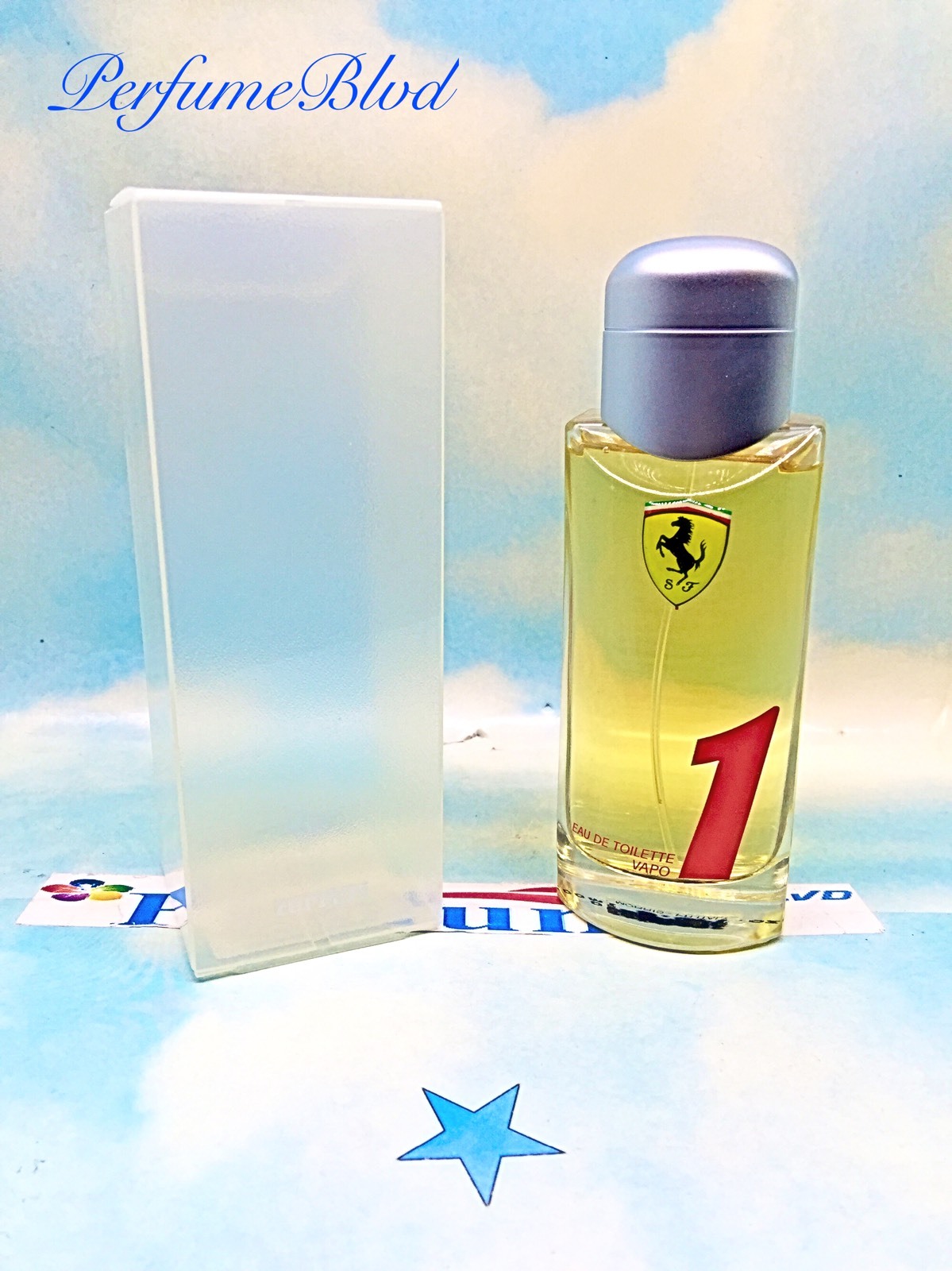 Ferrari No 1 Eau De Toilette Spray 3.3 Fl.oz 100 ml For Men Brand New Sealed Box