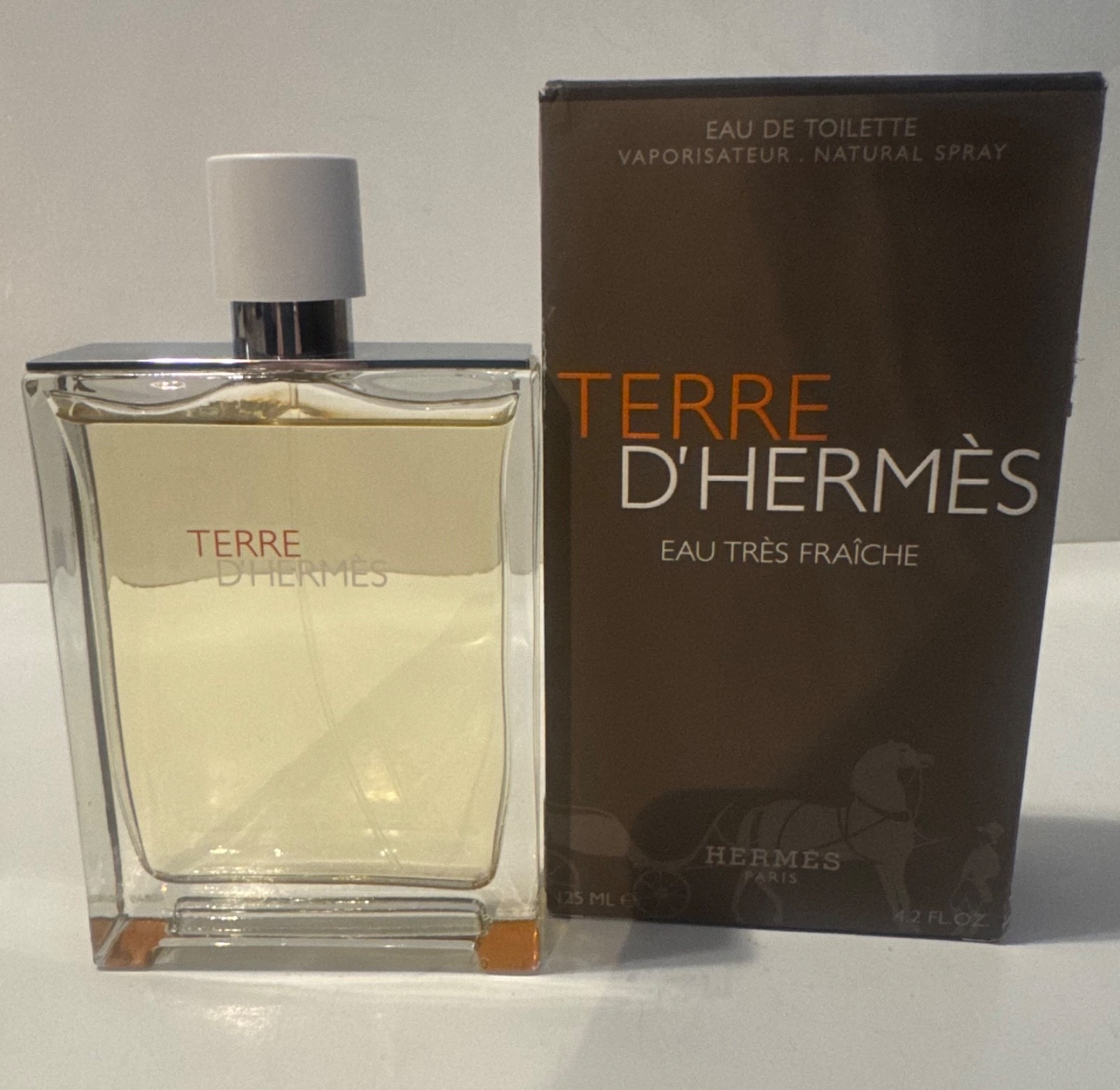 HERMÈS TERRE D’HERMÈS EAU TRÈS FRAÎCHE 4.2 FL. OZ. EDT SPRAY NIB DISCONTINUED