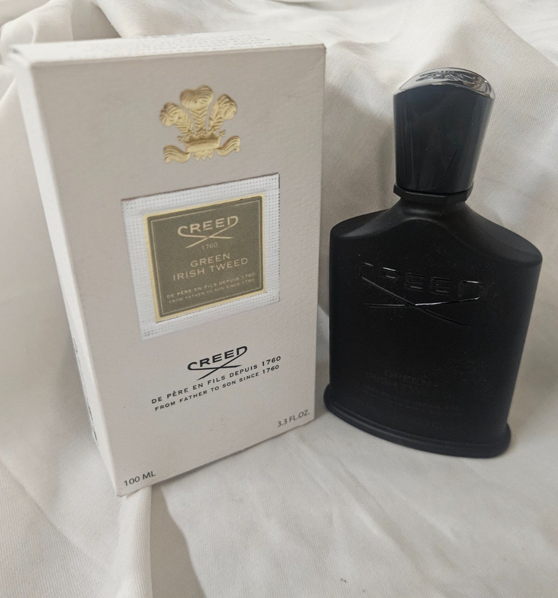 Creed Green Irish Tweed 3.3 Oz / 100ml Men’s EDP Spray – New In Box – Fresh