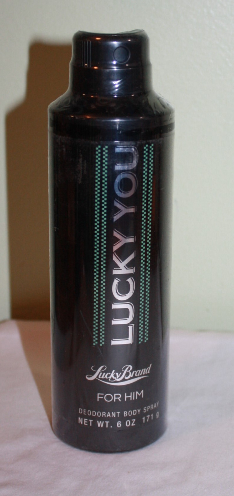 Lucky You Lucky Brand for Men Deodorant Body Spray 6 oz New Sealed