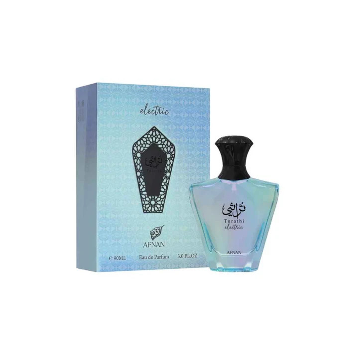 AFNAN TURATHI ELECTRIC EDP FOR MEN 100 ML Spray Aromatic Fruity Fragrance 👌