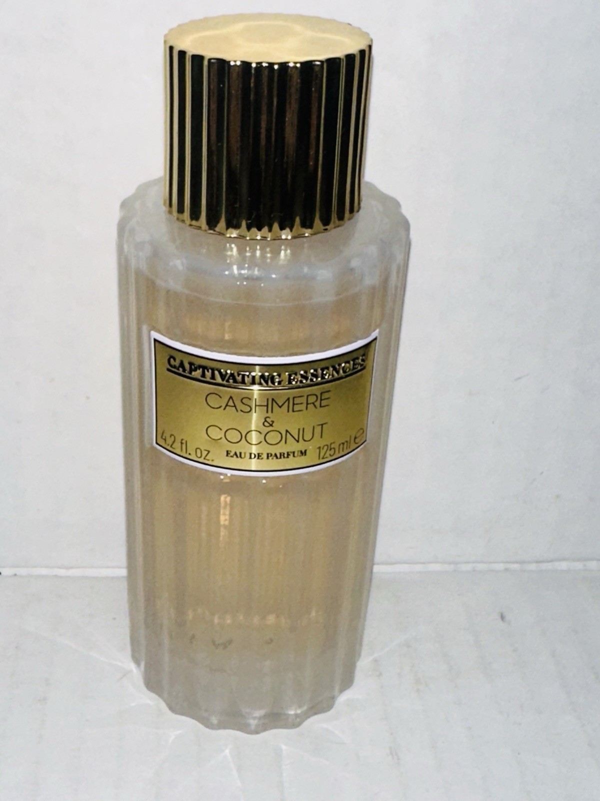 Captivating Essences Cashmere & Coconut Perfume Spray 4.2 OZ Glass Bottle