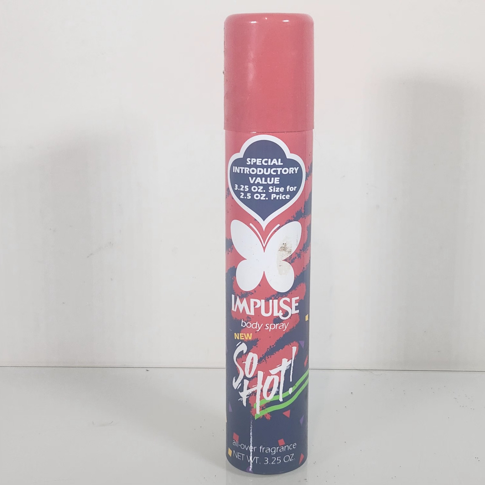 Vintage Impulse Body Spray So Hot All Over Fragrance 3.25 Oz Aerosol NEW