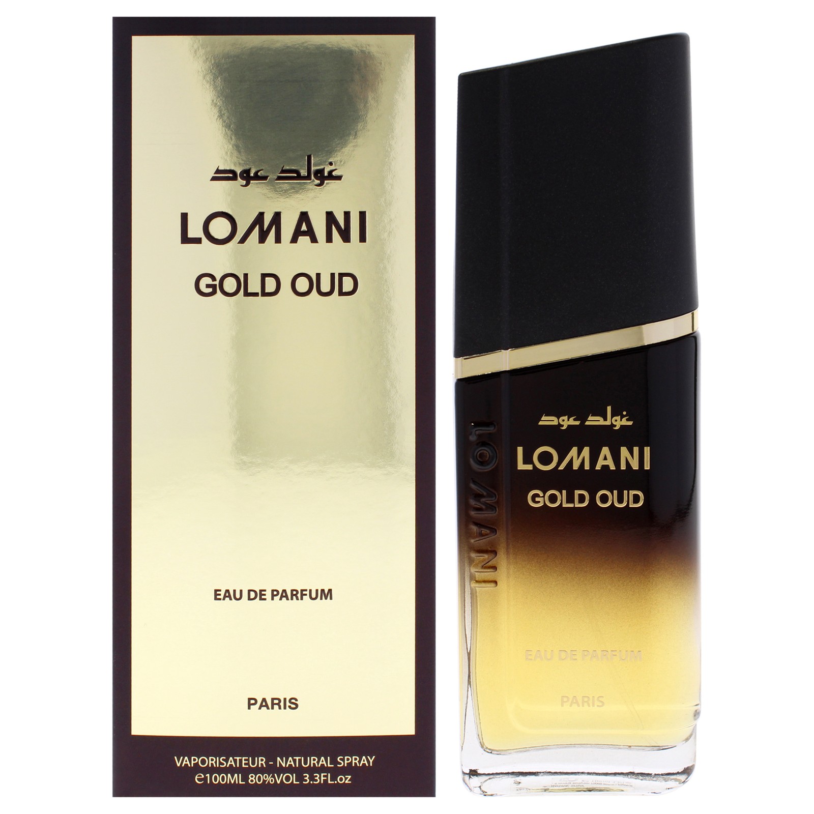 Gold Oud by Lomani for Men – 3.3 oz EDP Spray