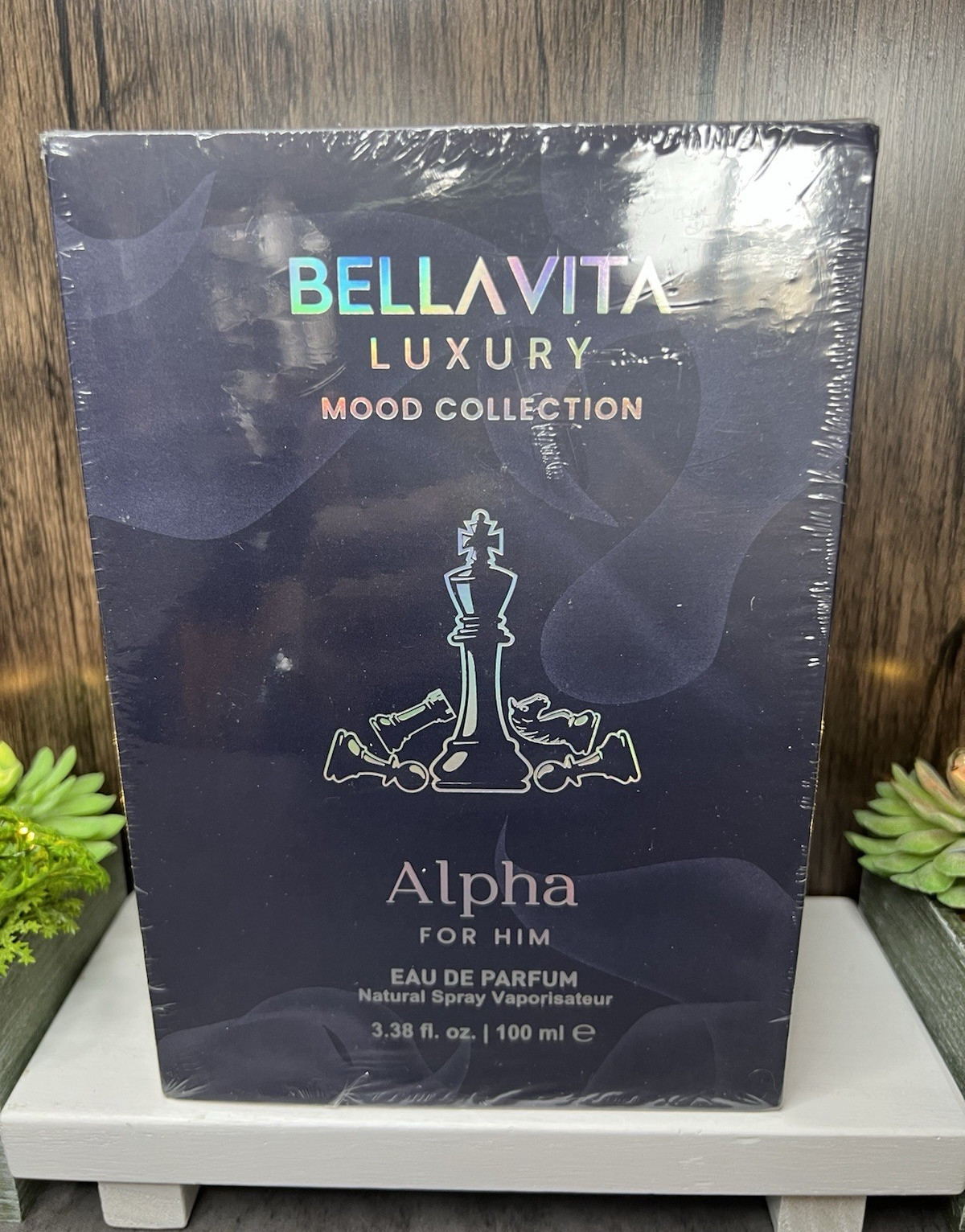 Bella Vita Alpha Eau de Parfum Spray, Regular Size 3.38 fl oz Exp 11/28