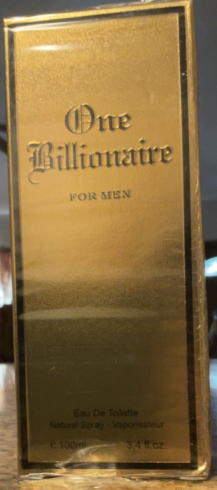 FRAGRANCE COUTURE ONE BILLIONAIRE EDT SPRAY FOR MEN 3.4 Oz / 100 ml BRAND NEW!!!