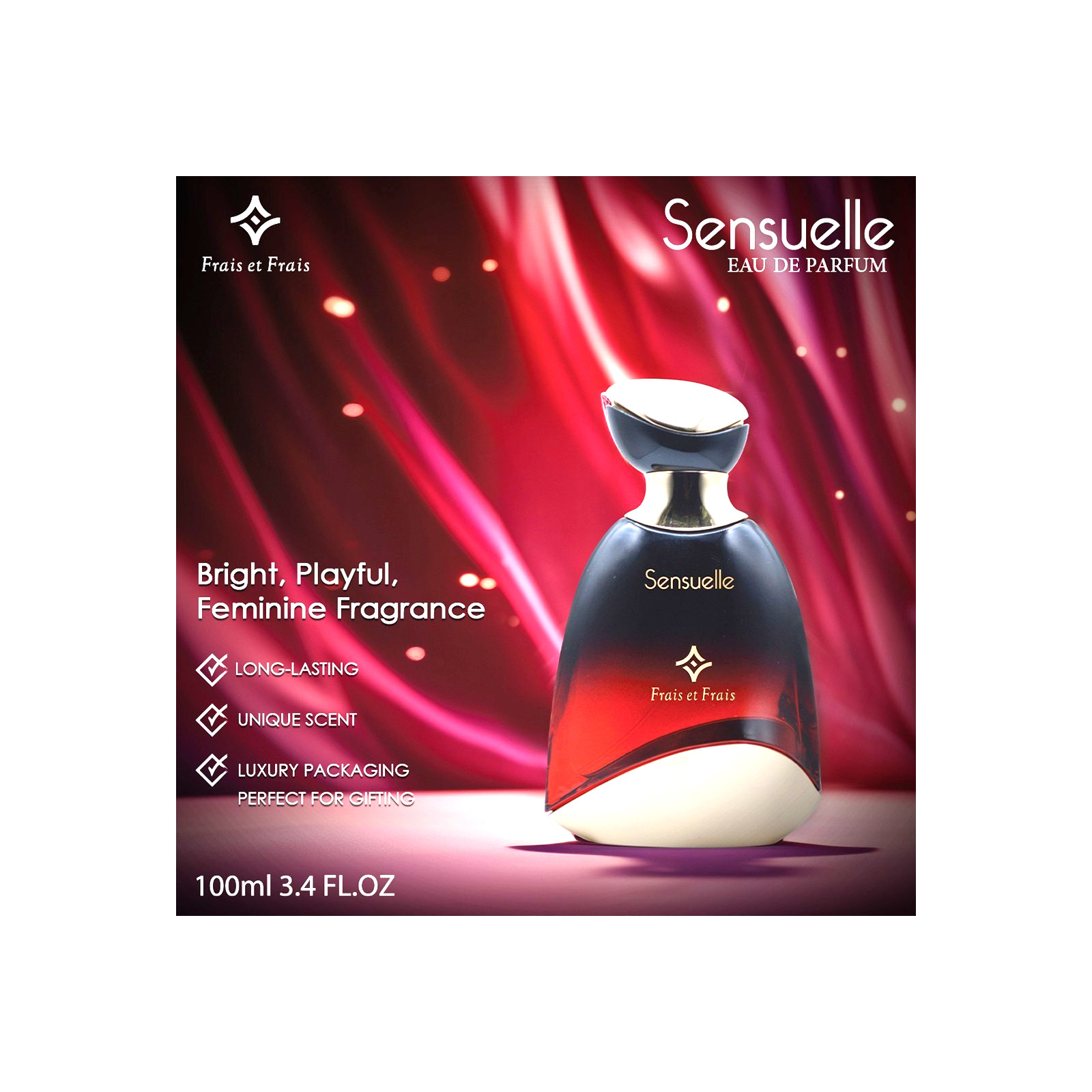 Frais Et Frais SENSUELLE Perfume Spray For men 100 ML/3.4 OZ UAE 🔥