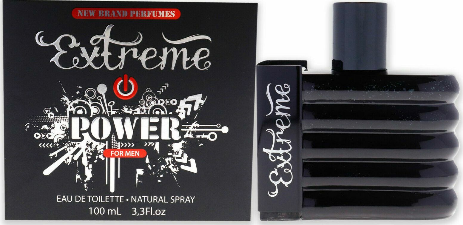 Extreme Power by New Brand Perfumes for men EDT 3.3 /3.4 oz New In Box