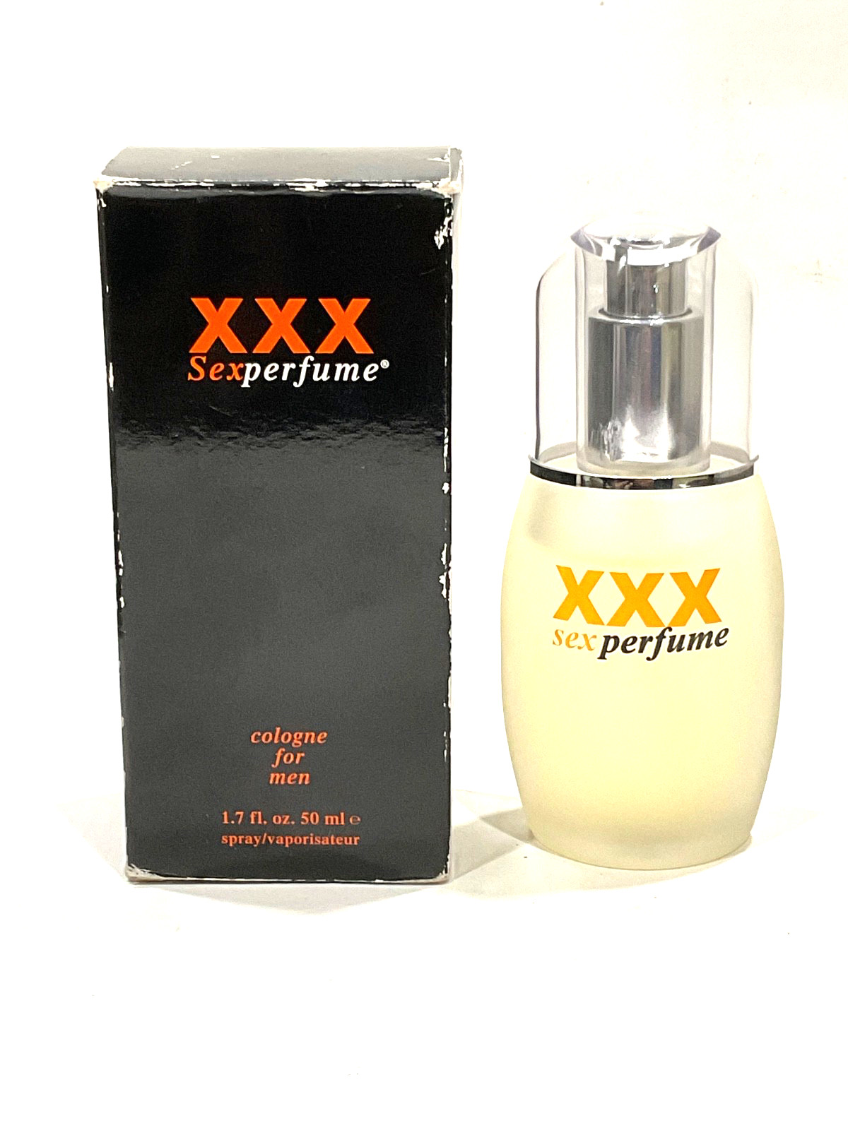S*x perfume XXX hard to find Cologne for Men 1.7 oz Free shipping box has marks