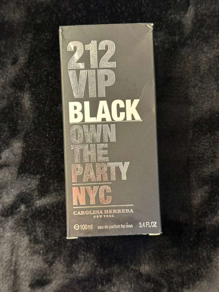 Carolina Herrera 212 VIP Black EDP 3.4 fl.Oz – 100ml for Men