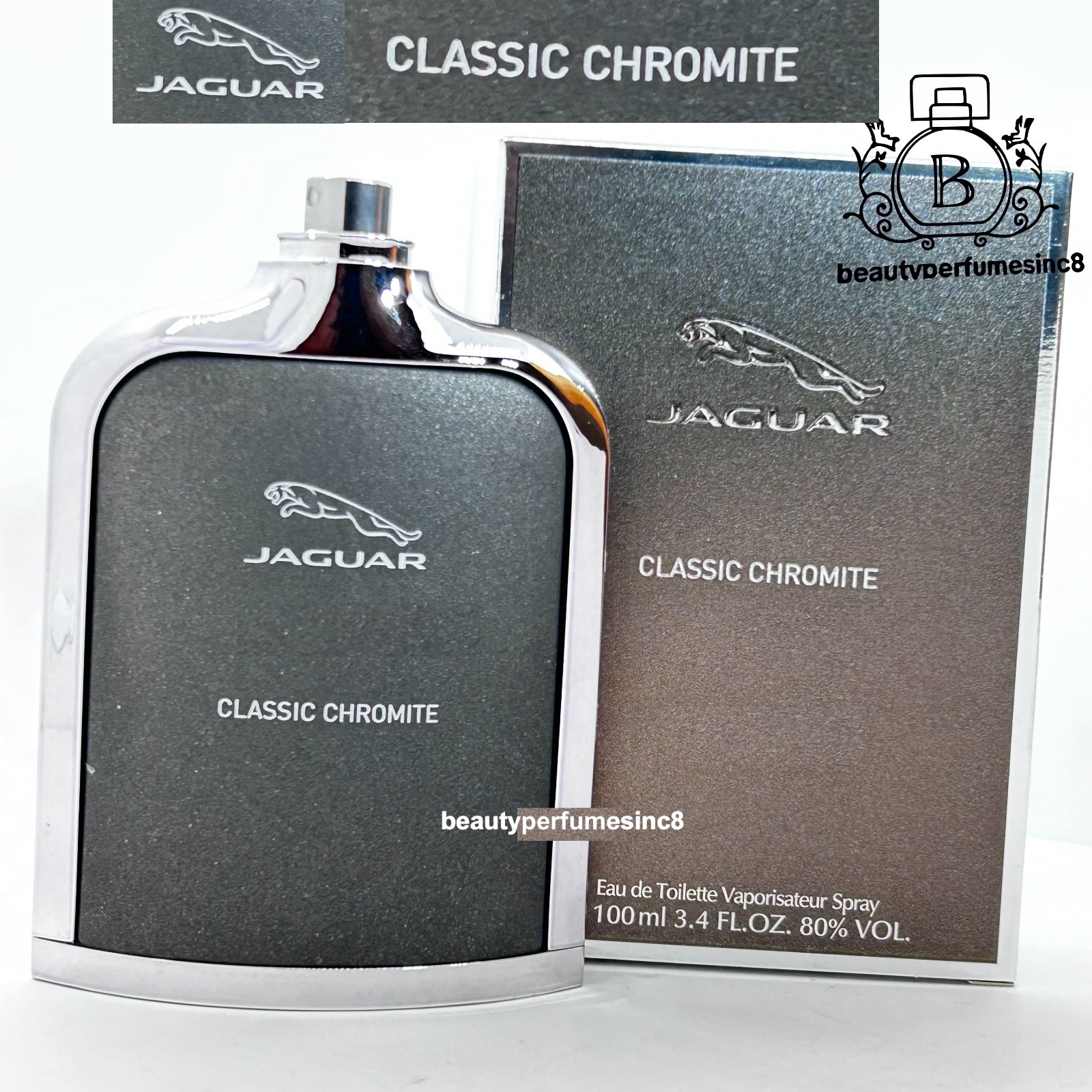 CLASSIC CHROMITE by JAGUAR Cologne EDT 3.3 / 3.4 oz For Men