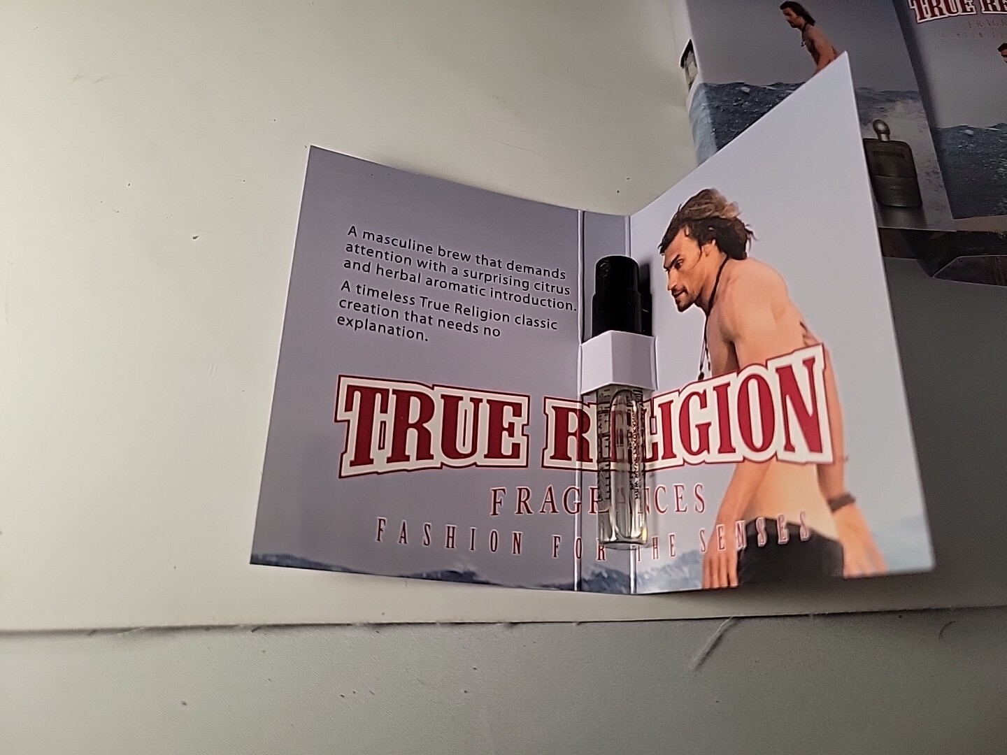 X10 True Religion Mens Fragrance Sample/Travel Size .05 Fl Oz Eau De Toilette