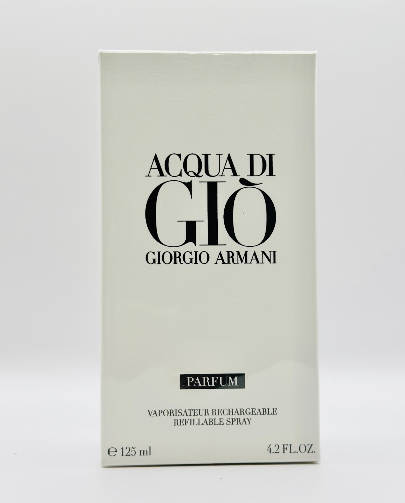 ACQUA DI GIO PARFUM GIORGIO ARMAN 125ML 4.2.Oz SPY RECHARGEABLE EDITION