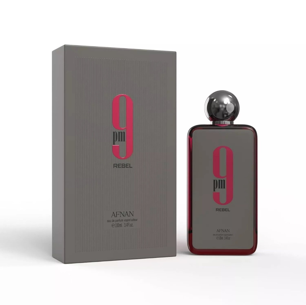 Afnan 9PM Rebel Eau de Parfum Spray Unisex 3.4 Oz / 100ml *NEW LAUNCH*