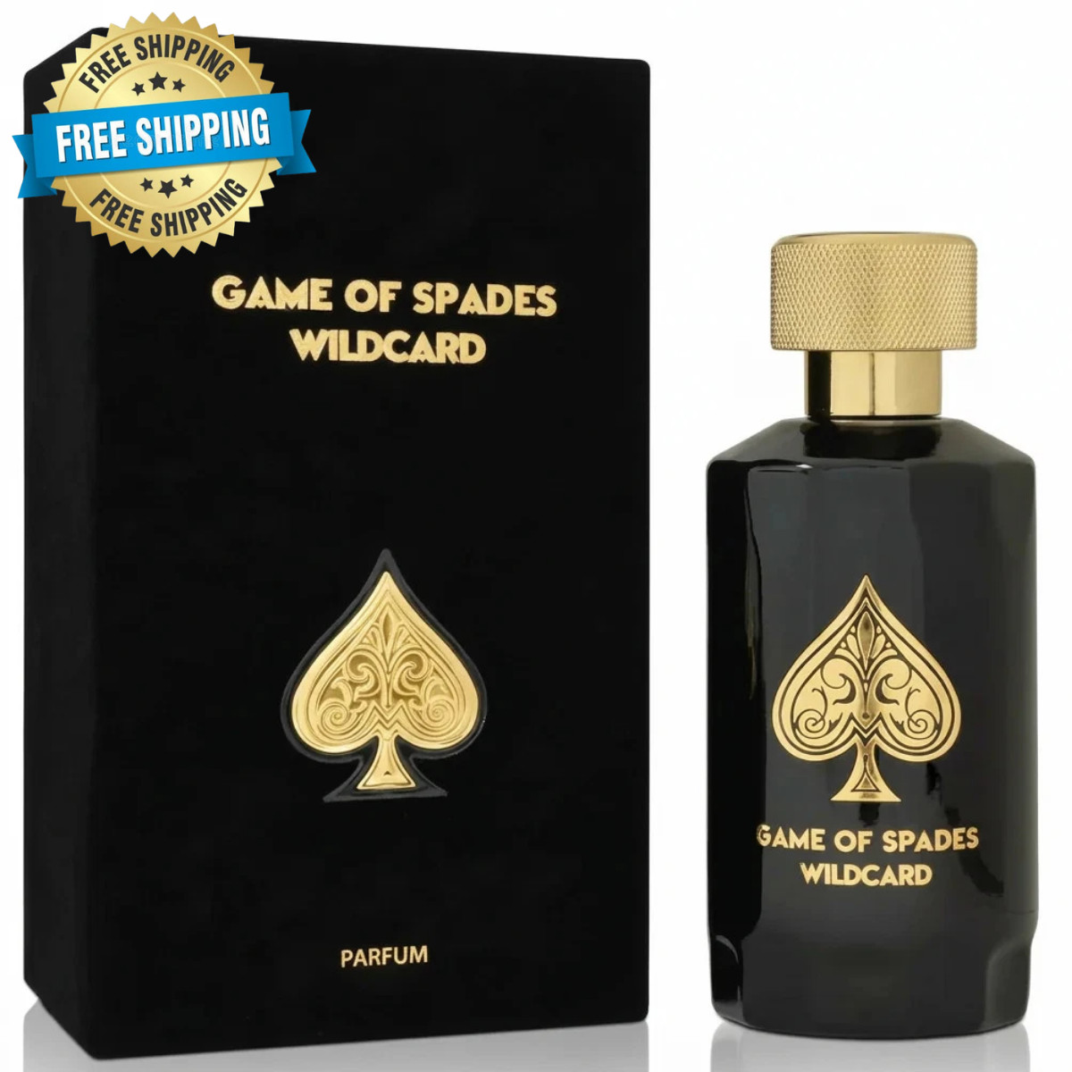 Jo Milano Game of Spades Wildcard 3.4 oz Eau de Parfum Spray Men Vanilla NEW
