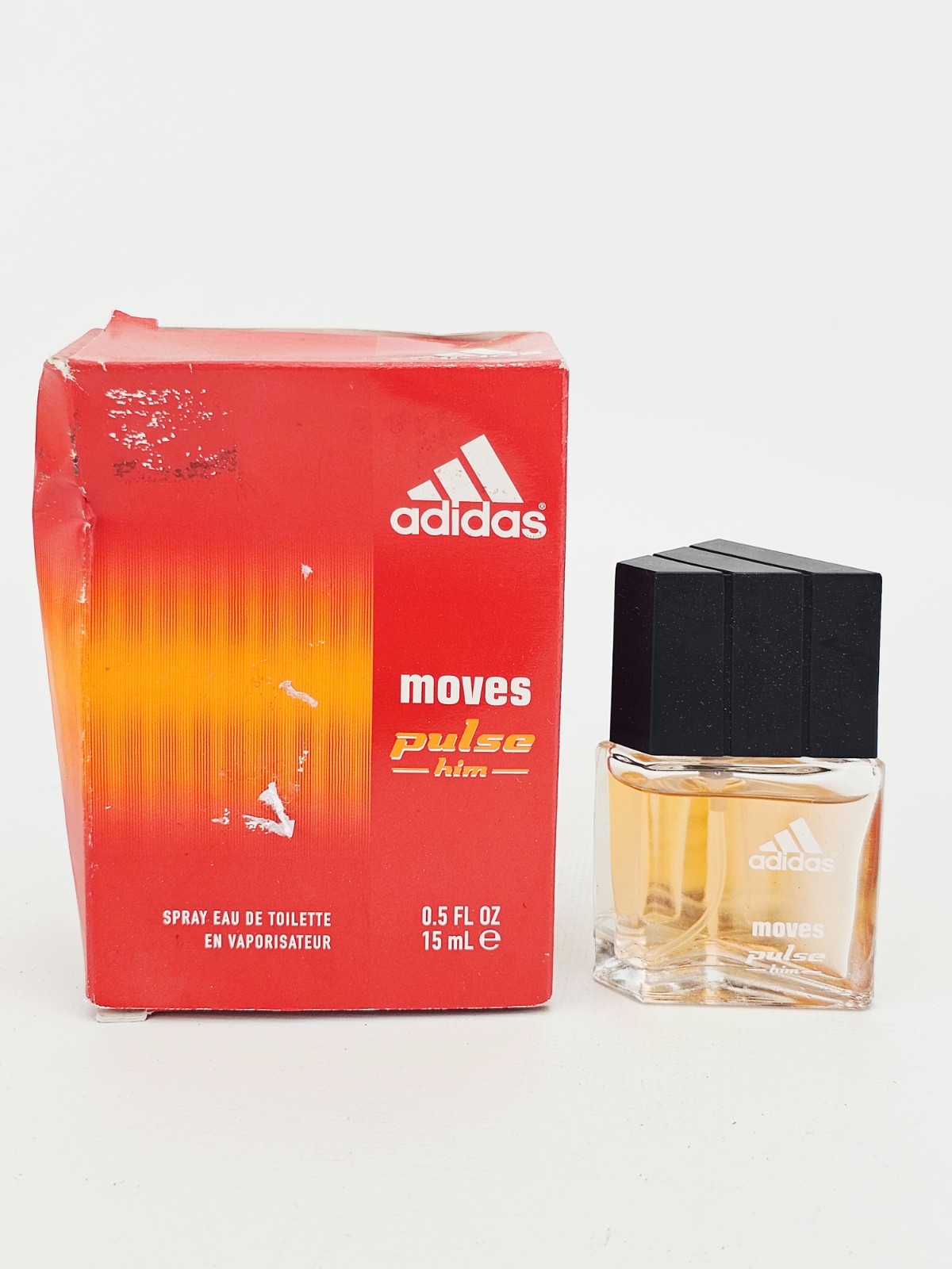 Adidas Moves Pulse Him Eau De Toilette Cologne Spray 0.5 oz Mens