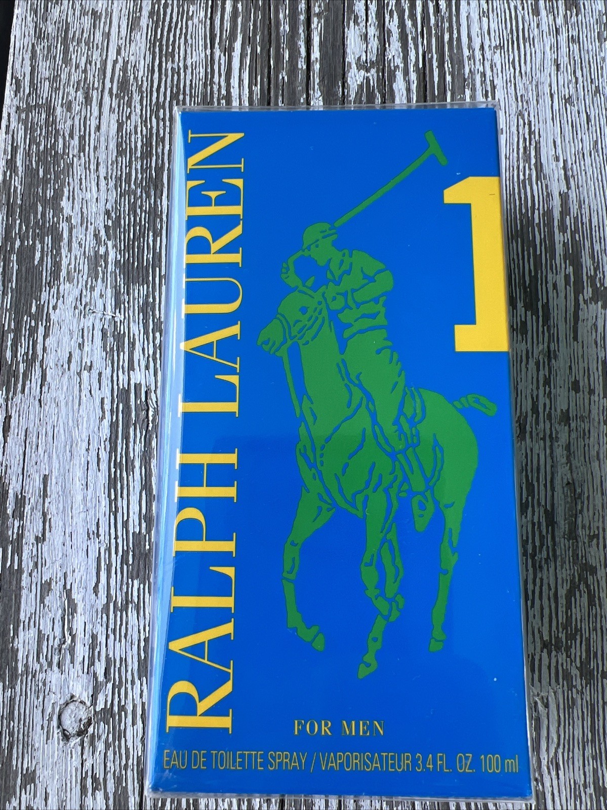 * POLO BIG PONY #1 BLUE * Ralph Lauren 3.4 oz edt Cologne Men * NEW SEALED *