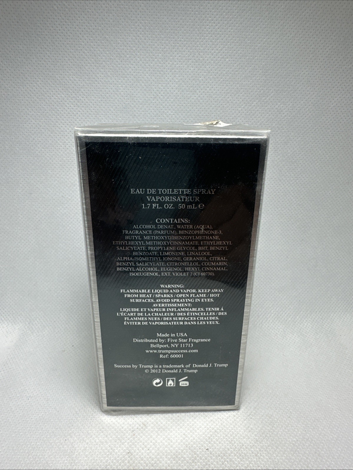 Donald J Trump SUCCESS By TRUMP 1.7oz 50ml SEALED B3