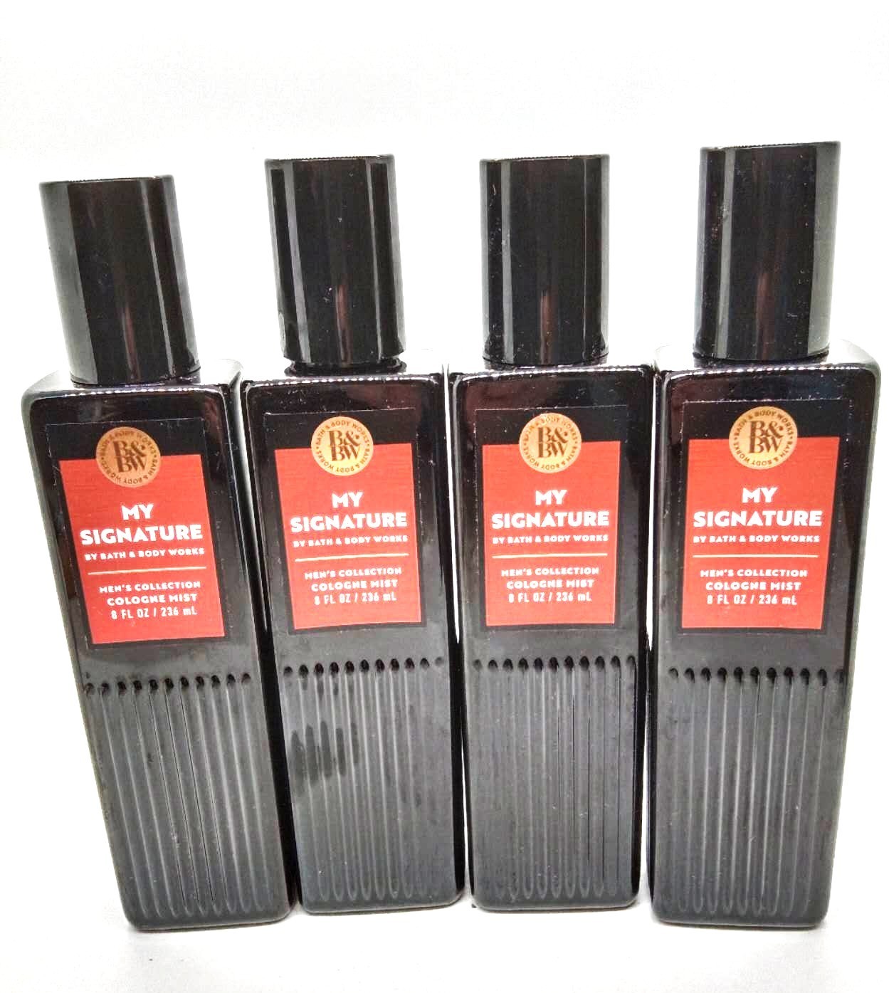 4 pack!!Bath & Body Works My Signature Men Collection Cologne Mist 8oz-Full Size